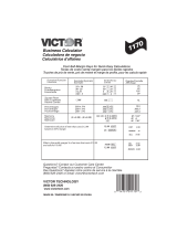 Victor 1170 Le manuel du propriétaire