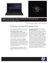 HP VQ523EA+AP355ET Fiche technique