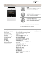 Electrolux EKC54350OW Fiche technique