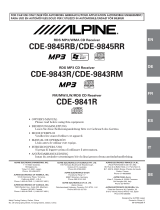 Alpine CDE-9843RM Manuel utilisateur