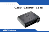 Ask Proxima C250W Manuel utilisateur