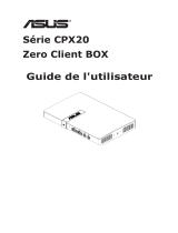 Asus CPX20 Manuel utilisateur