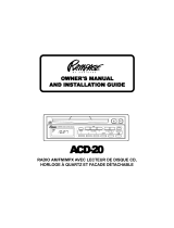 Audiovox Rampage ACD-20 Manuel utilisateur