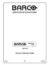 Barco Graphics 6300 Manuel utilisateur