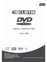 Curtis DVD1098 Manuel utilisateur