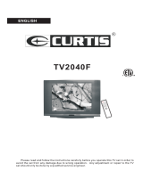 Curtis TV2040F Manuel utilisateur