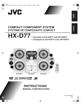 JVC HX-D77 Manuel utilisateur