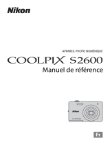 Nikon Coolpix S2600 Manuel utilisateur