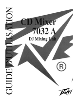 Peavey CD Mix 7032A Professional DJ Mixer Le manuel du propriétaire