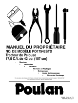 Poulan PO17542LT Manuel utilisateur