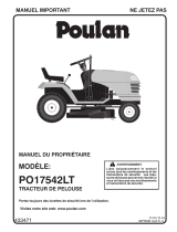 Poulan PO17542LT Le manuel du propriétaire