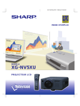 Sharp XG-NV5XU Le manuel du propriétaire