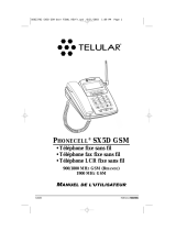 Telular SX5D Manuel utilisateur