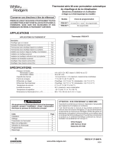 White Rodgers 1F80-0471 Installation and Operation Instructions (French)