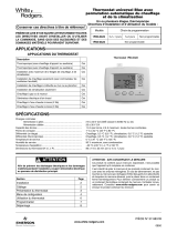 White Rodgers 1F85-0422 Installation and Operation Instructions (French)