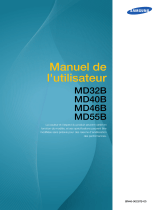 Samsung MD55B Manuel utilisateur