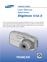 Samsung DIGIMAXU-CA 3 Manuel utilisateur