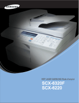 Samsung SCX-6220 Le manuel du propriétaire