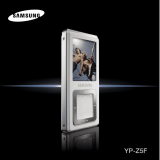 Samsung YP-Z5FAB/ELS Manuel utilisateur