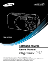 Samsung DIGIMAX202 Manuel utilisateur