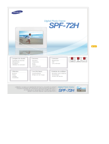 Samsung SPF-72H Manuel utilisateur