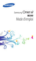 Samsung Omnia W Manuel utilisateur