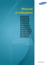 Samsung S24E650PL Manuel utilisateur