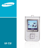 Samsung YP-T7FQ Manuel utilisateur