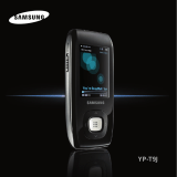 Samsung YP-T9JAB Manuel utilisateur