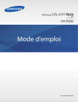 Samsung SM-P600 Manuel utilisateur