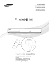 Samsung BD-H8900 Manuel utilisateur
