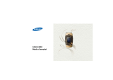 Samsung SGH-E500 Manuel utilisateur