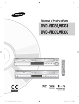 Samsung DVD-VR336 Manuel utilisateur