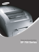 Samsung SF-750 Le manuel du propriétaire