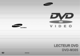 Samsung DVD-M305-XEF Le manuel du propriétaire
