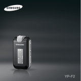 Samsung YP-F2XB Manuel utilisateur