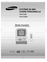 Samsung MM-DJ8 Mode d'emploi