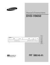 Samsung DVD-V9650 Le manuel du propriétaire