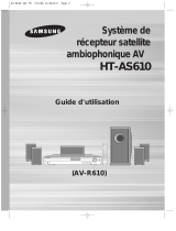 Samsung HT-AS610 Manuel utilisateur