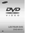 Samsung DVD-M101 Le manuel du propriétaire