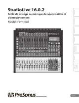 PRESONUS StudioLive 16.0.2 Le manuel du propriétaire