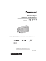 Panasonic HCV160EG Le manuel du propriétaire