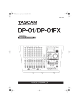 Tascam DP 01 Le manuel du propriétaire