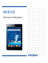 Haier W816 Le manuel du propriétaire