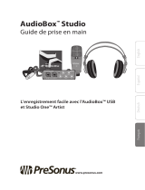 PRESONUS AudioBox Studio Guide de démarrage rapide