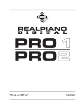 Peavey GeneralMusic RealPiano Digital Pro 1 & Pro 2 Le manuel du propriétaire