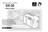 Casio GV-10 Manuel utilisateur