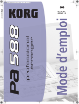 Korg Pa588 Le manuel du propriétaire
