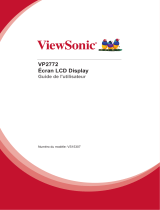 ViewSonic VP2772 Le manuel du propriétaire