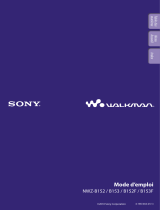 Sony NWZ-B153F Le manuel du propriétaire
